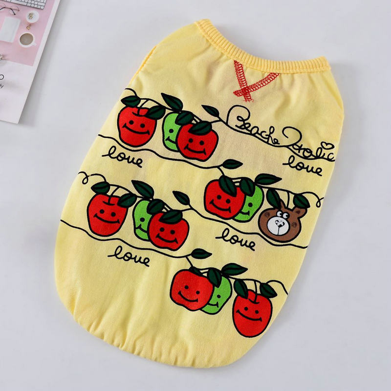 Apple Print Dog Tank + Lightweight & Cute Summer Style