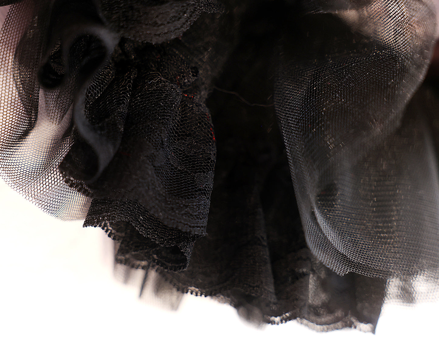 Pet Dress Classic Red Tweed with Faux Fur Hem & Sequin Detail - Party Outfit