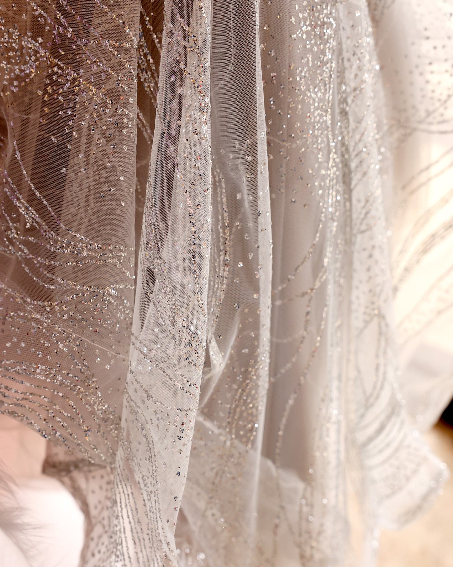 Dog Sequin Princess Queen Gown