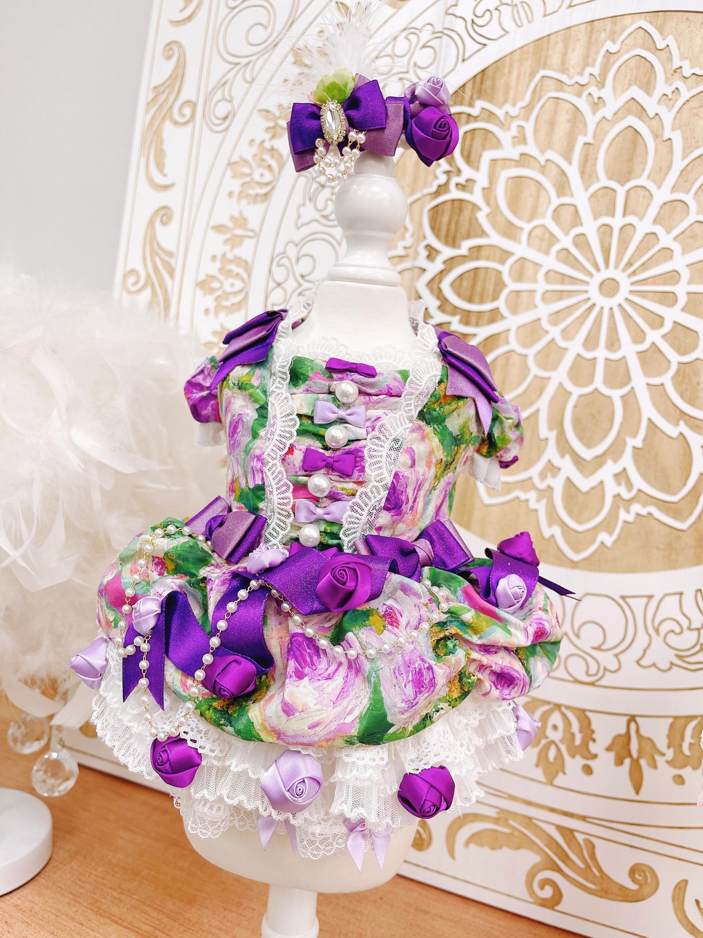 High quality handmade dog dresses Queen Victoria