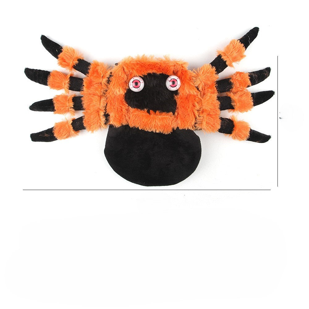 Dog & Cat Fuzzy Spider Costume with Plush Legs