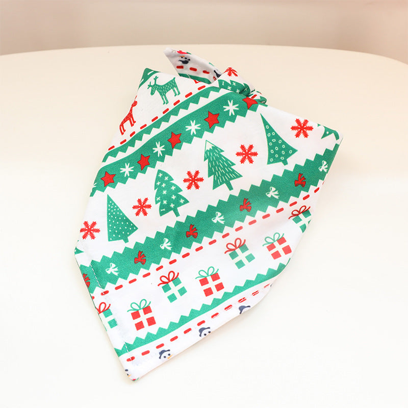 Christmas Pet Bandana Tie-On Holiday Prints