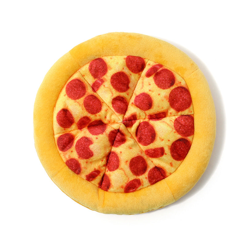 Dog Toy Pepperoni Pizza Plush