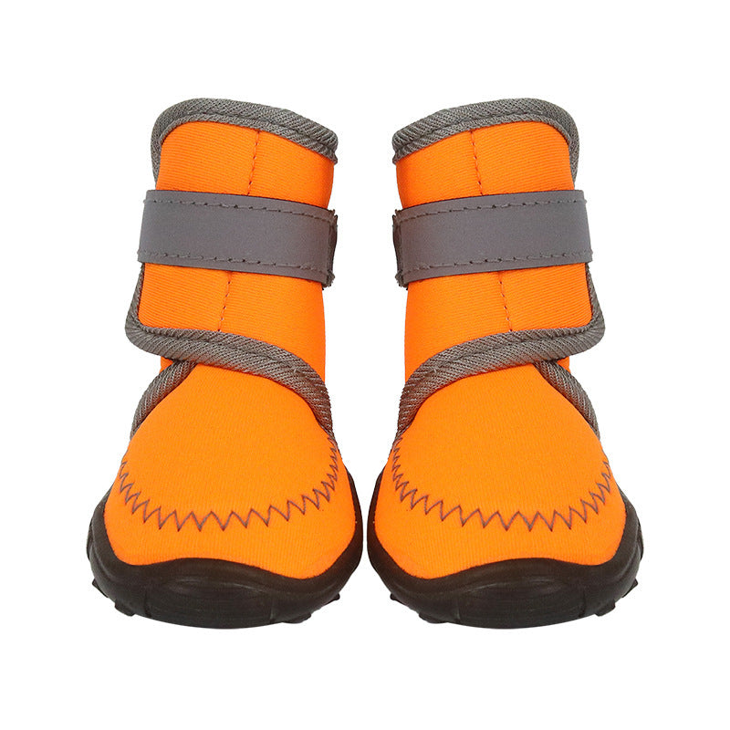 DOG Reflective Ski Snow boots shoes