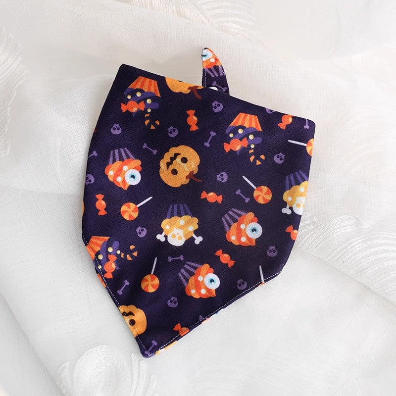 Halloween Pet Bandana • Tie-On Triangle Scarves