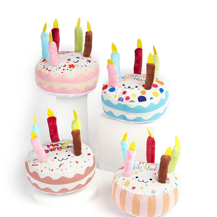 Pet toy birthday cake 3 Color