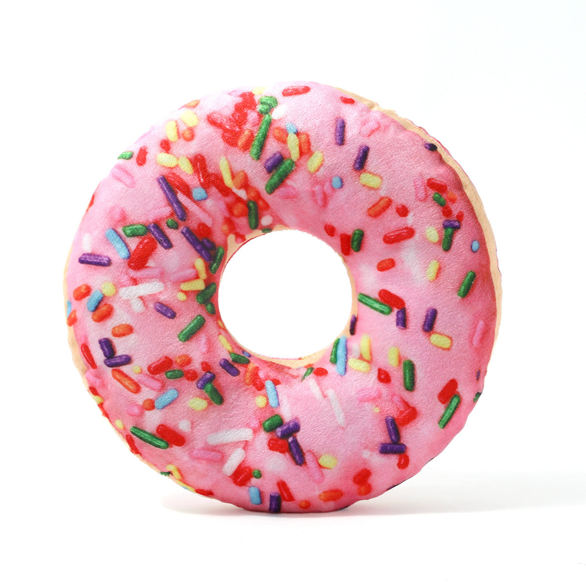 Dog Toy Pink Sprinkle Donut