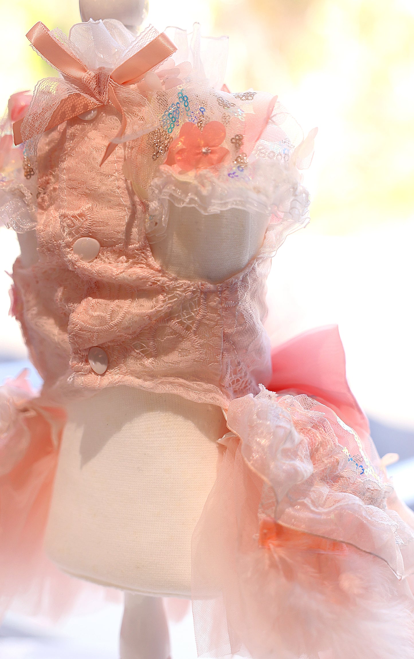 Dog Dress Feather Dream Princess Dress