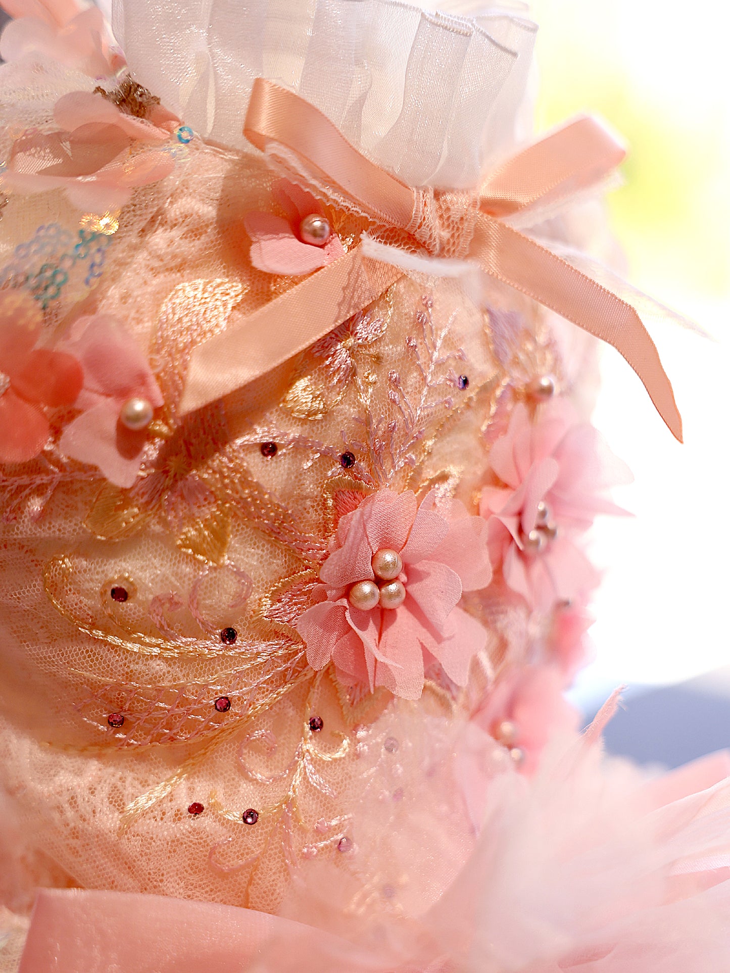 Dog Dress Feather Dream Princess Dress