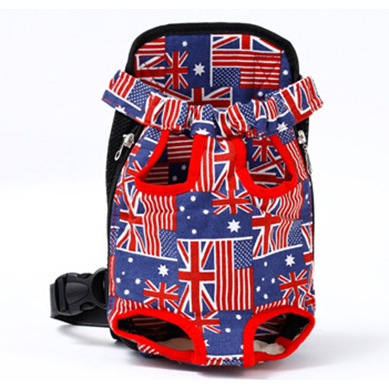 Pet Front Carrier Backpack – Breathable & Hands-Free Design