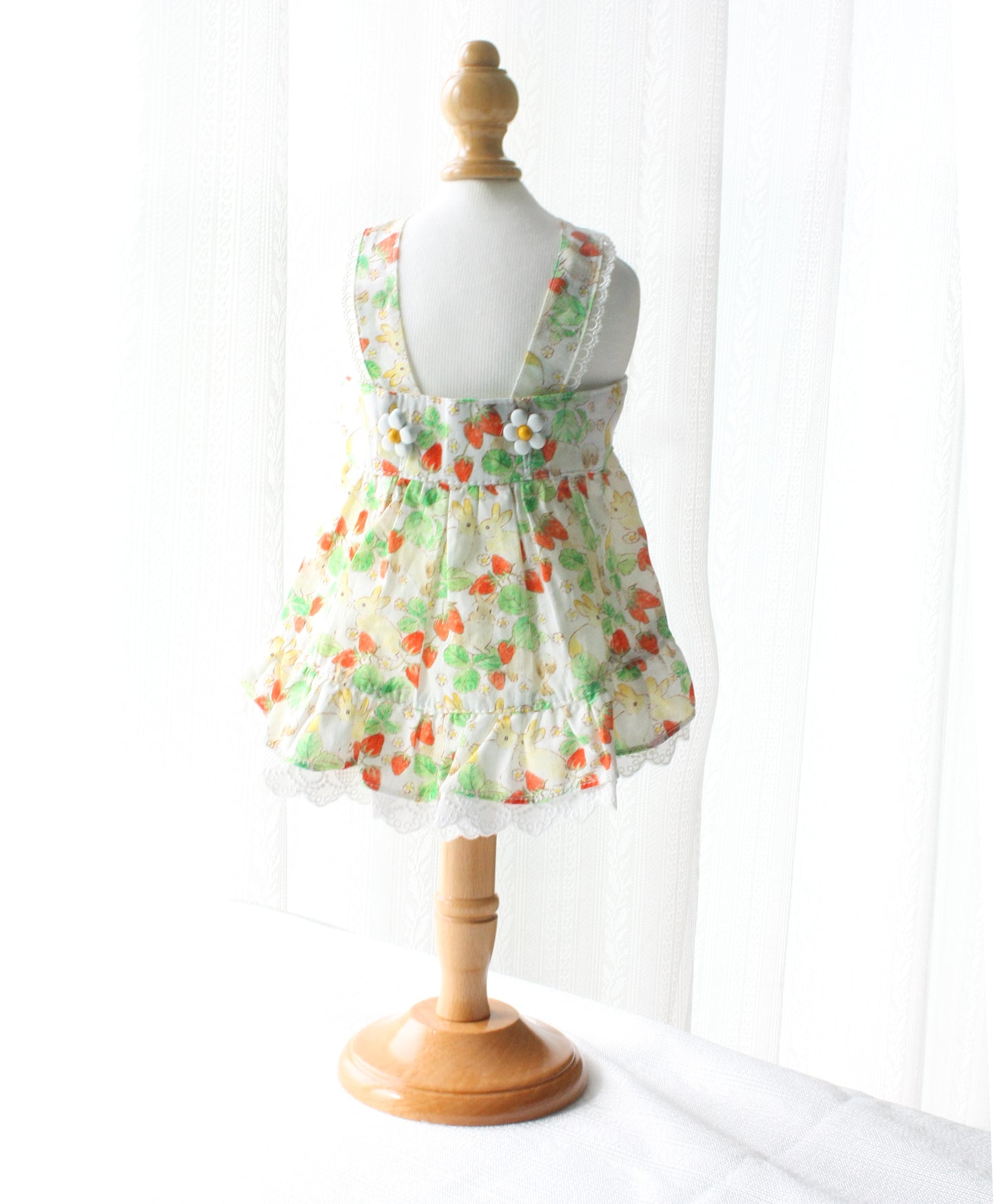 Floral Rabbit Print Pet Dress