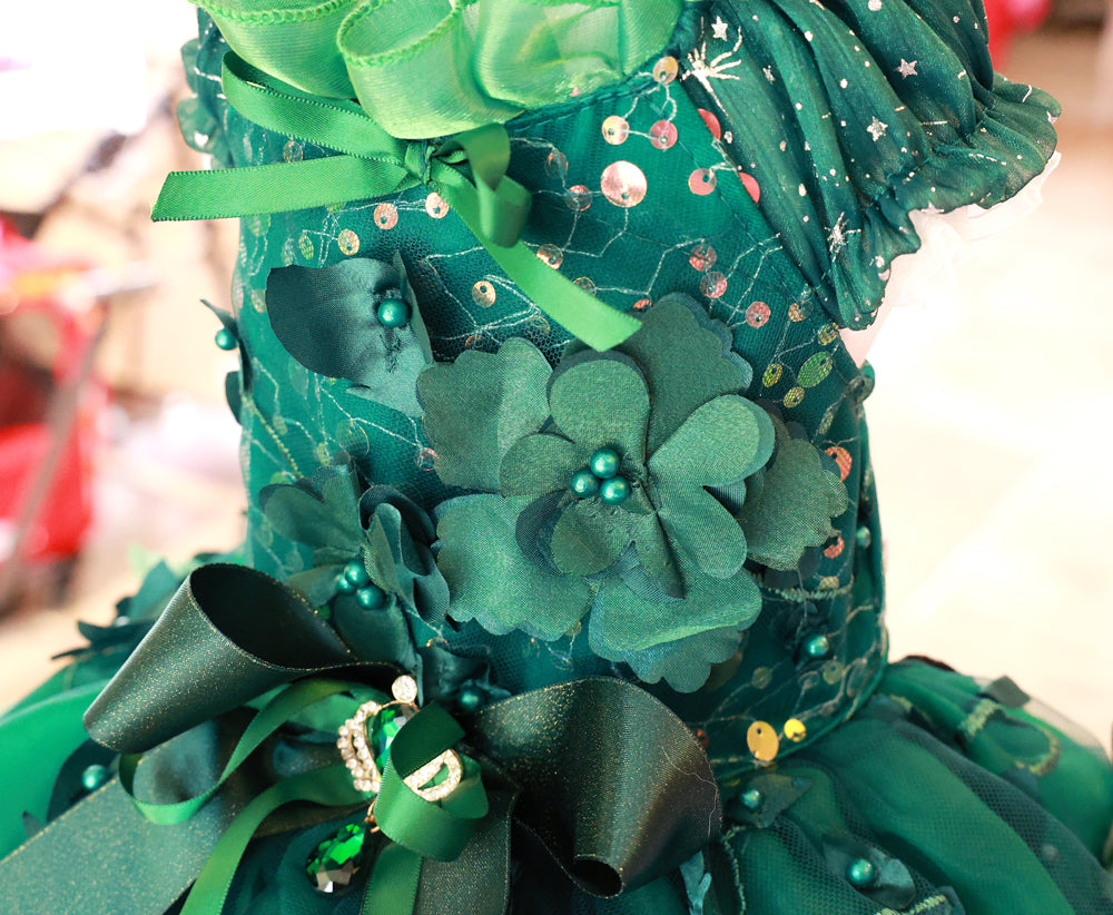 emerald green dog dress Emerald Dog Dress
