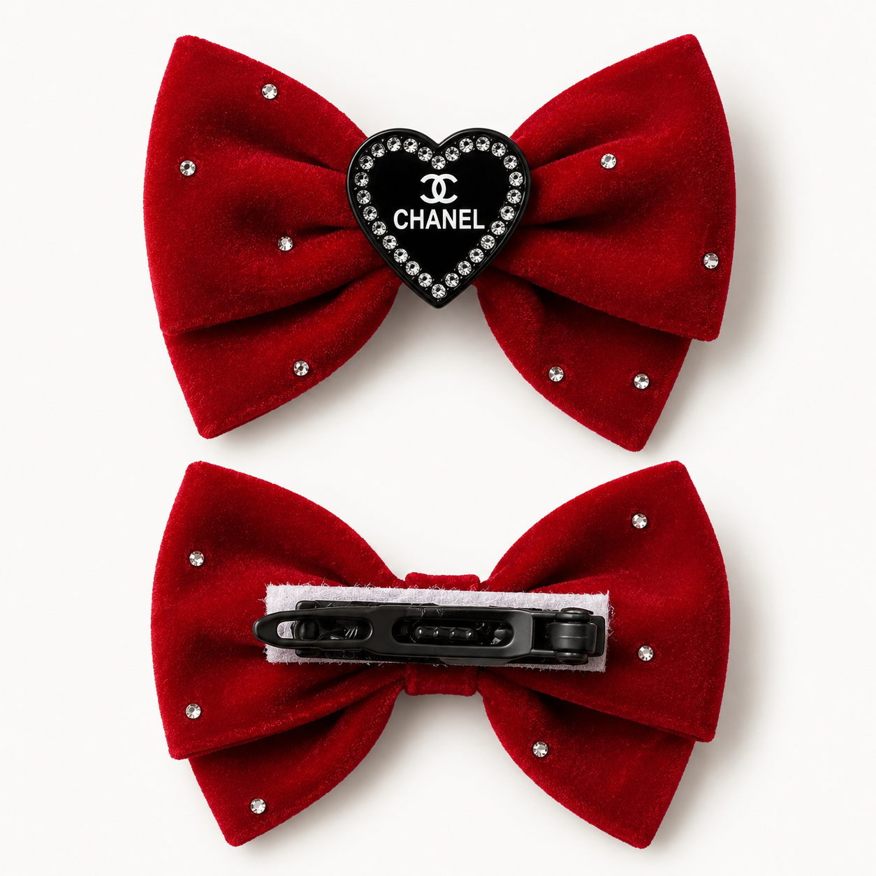 Premium Resin Clip Dog Hair Bow Accessory