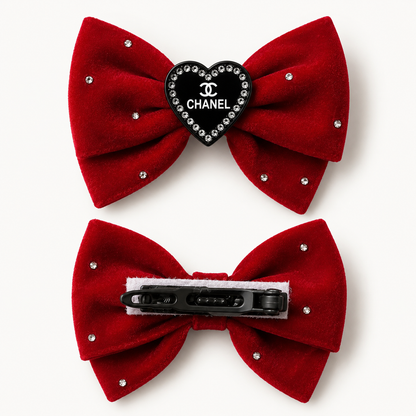 Premium Resin Clip Dog Hair Bow Accessory