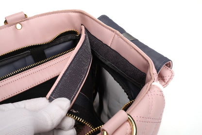 Pink Quilted Pet Carrier Tote
