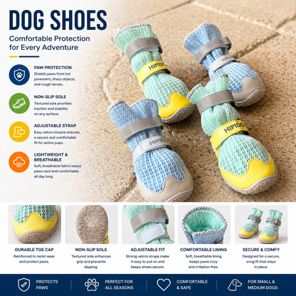 breathable mesh dog shoes non slip palm coast