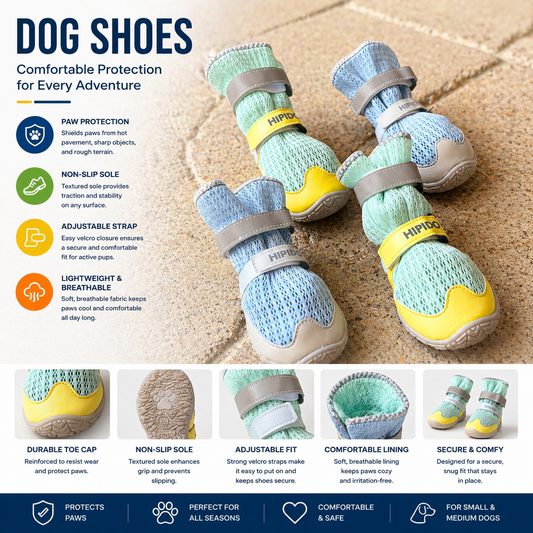 breathable mesh dog shoes non slip palm coast