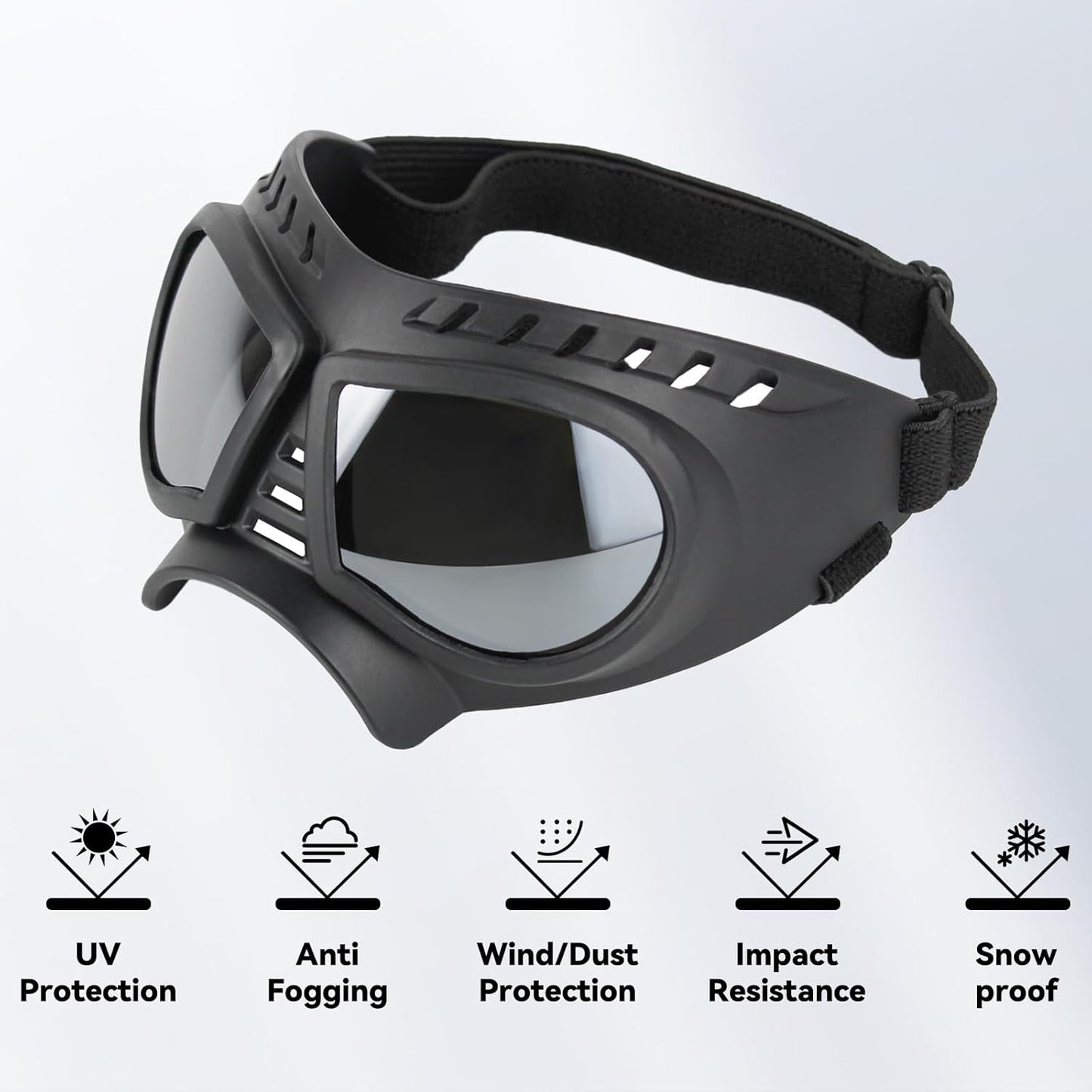 Dog goggles sunglasses skull