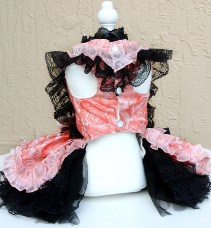 Elegant Lace Bow Pet Dress Lolita Style Dog Clothing