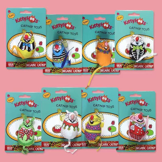 Kitty Hoots Assorted Organic Catnip Cat Toys