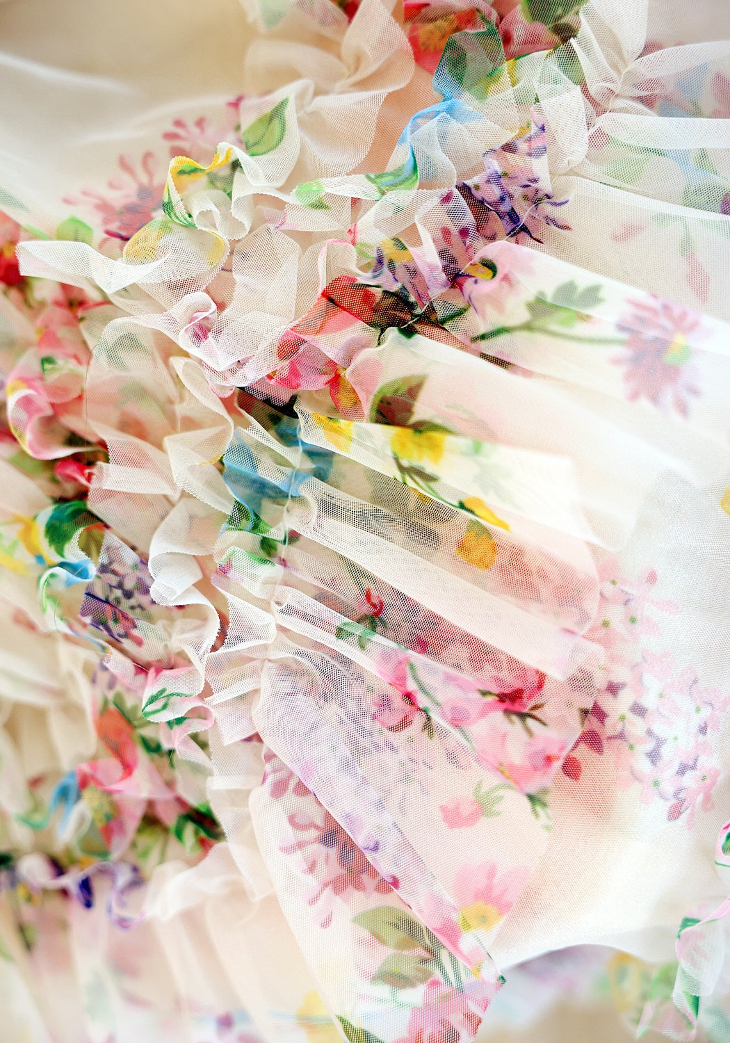 Floral Princess Dog Dress Ball Gown Trailing