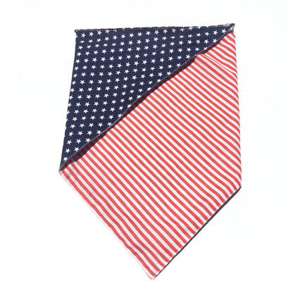 Patriotic Stars and Stripes Dog Bandana