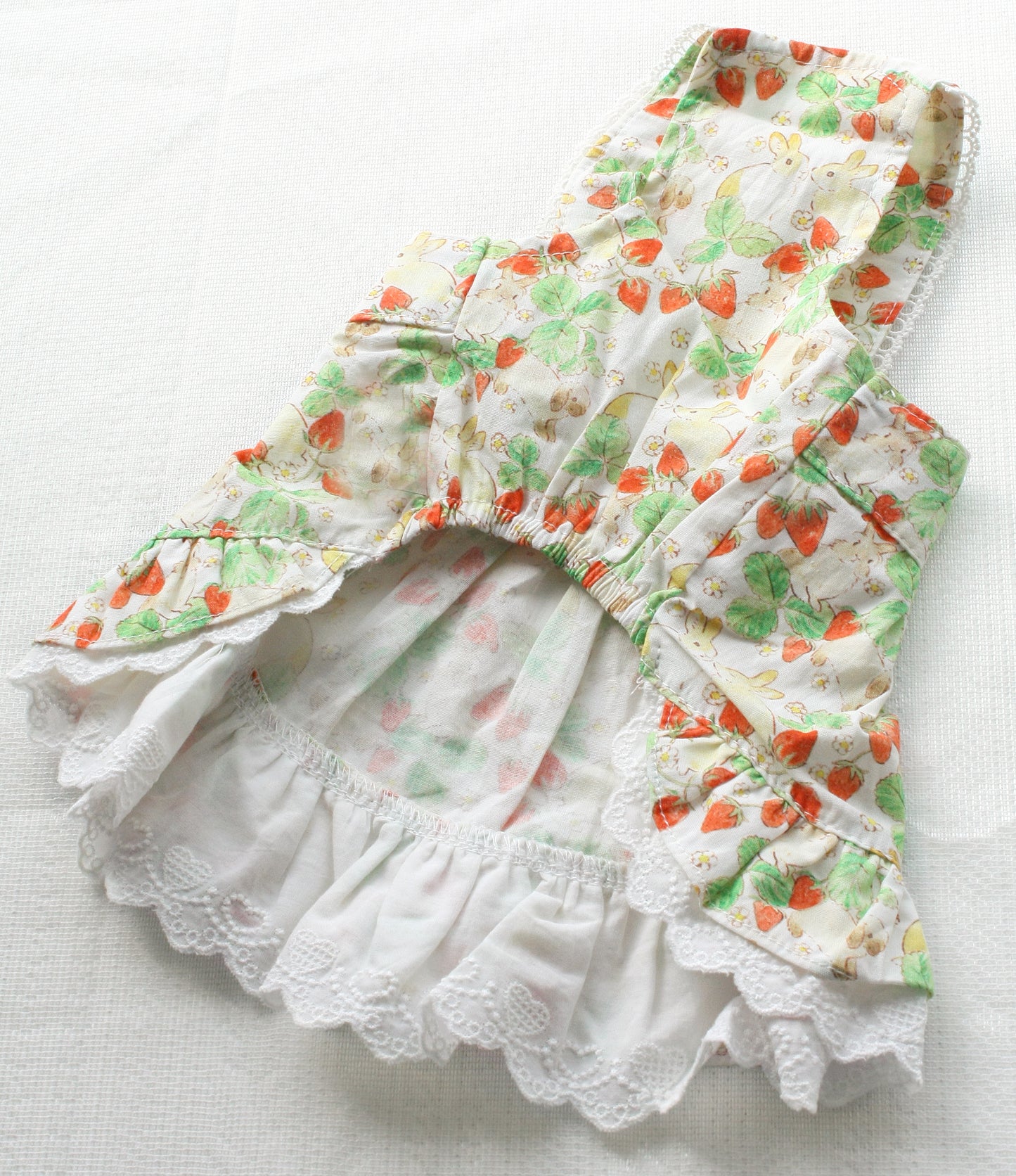 Floral Rabbit Print Pet Dress