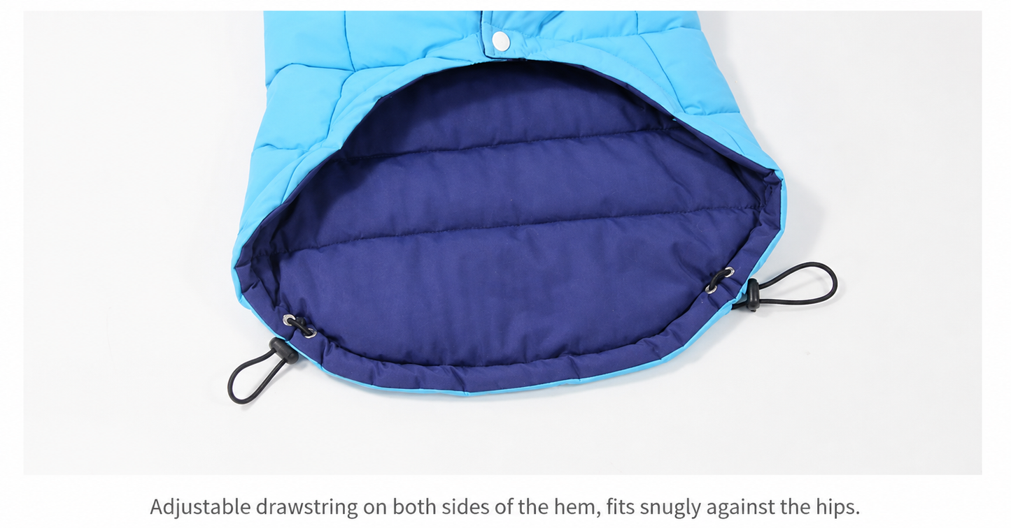 Reflective Dog Puffer Vest Winter Jacket - product detail view 8 of 8