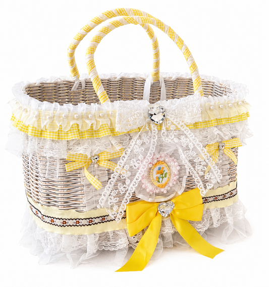 luxury dog carrier basket lace pet bag