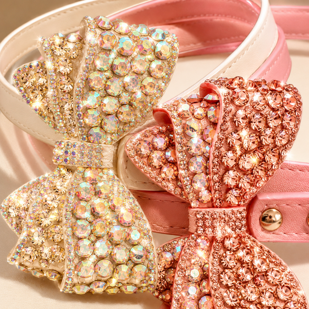 bling crystal puppy leash
