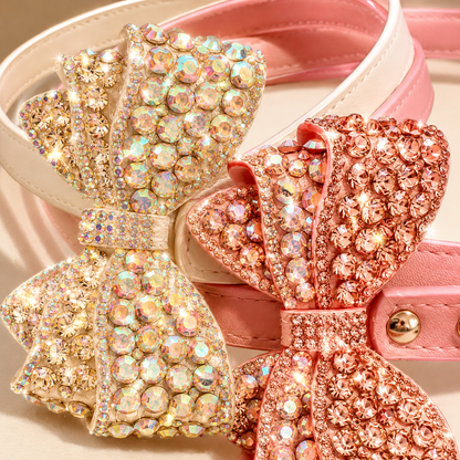bling crystal puppy leash