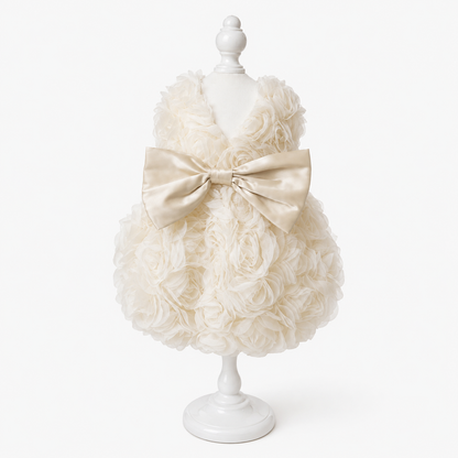 ivory rose pet dress