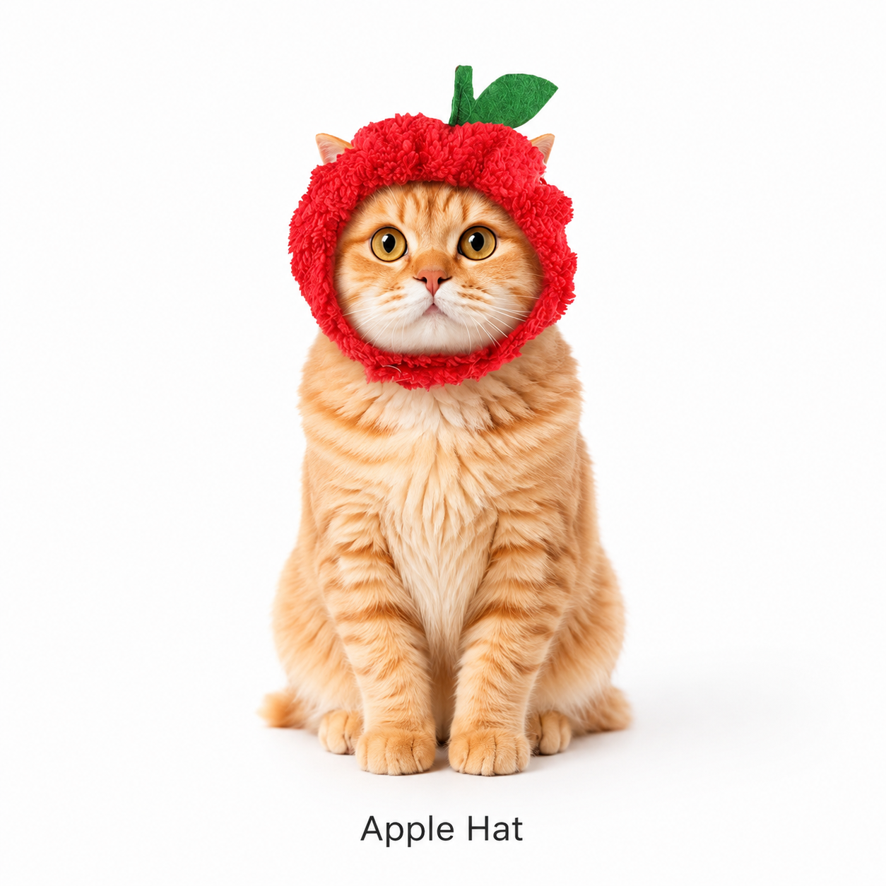 Funny fruit and vegetable pet hat collection for cats