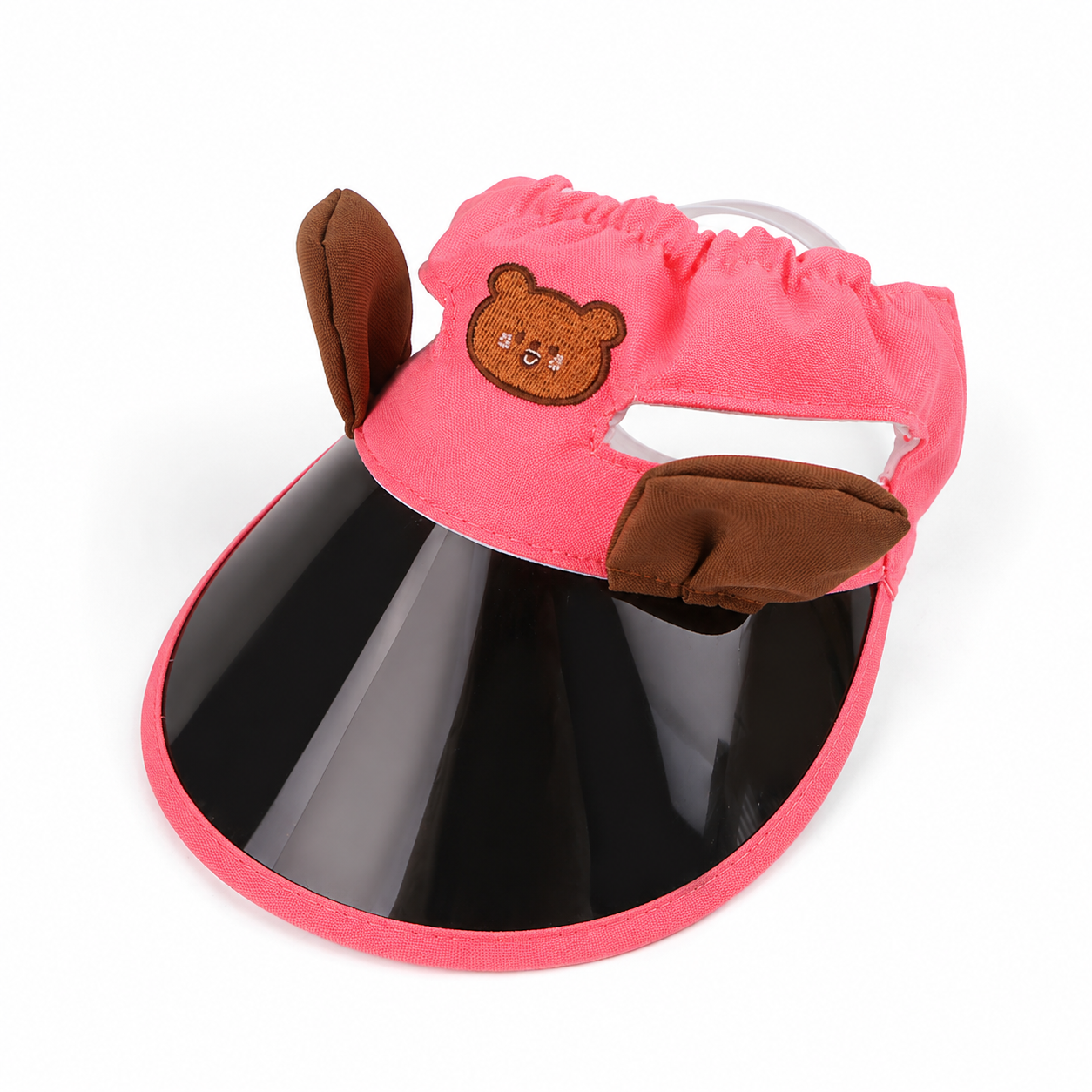 Cute pet outdoor hat with UV shade shield