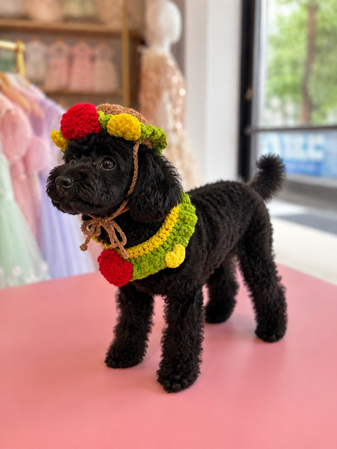 strawberry-inspired-pet-accessory