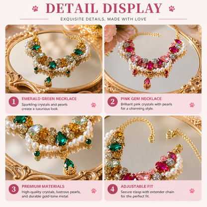 pet jewelry collar for yorkie chihuahua