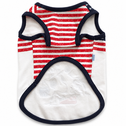 Holiday dog apparel with textured raised cartoon graphic