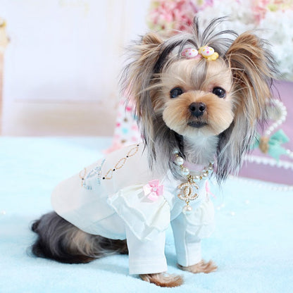 Pearls Charm Dog Necklace C** style