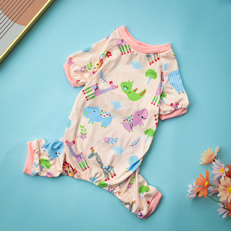Dog Pajama Jumpsuit – Soft & Cute One-Piece Loungewear