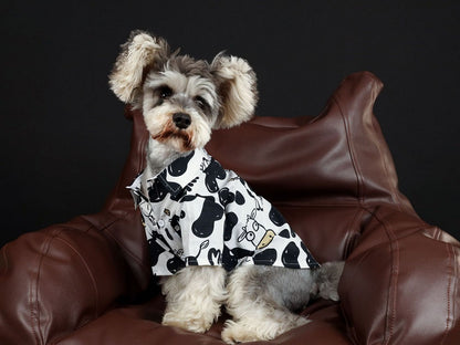 Moo-Cute Cow Shirt For Dog Pet