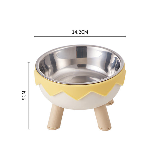 Elevated Stainless Steel Pet Bowl with Legs
