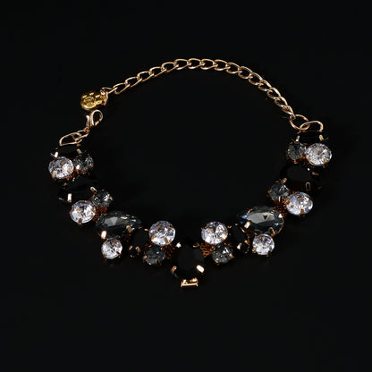 Luxury Pet Necklace – Crystal Beads & Adjustable Chain