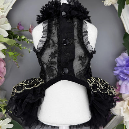 Handmade Princess Puppy Outfit Lace Tutu