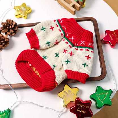 Christmas Cozy Tree Knit Sweater for Dogs & Cats