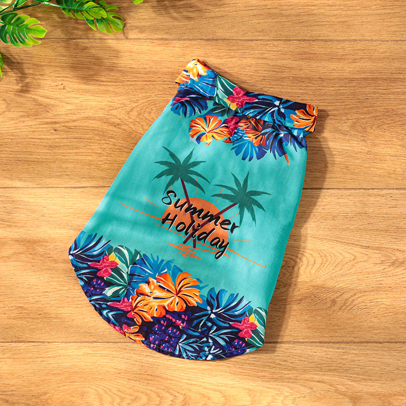 Tropical Vibes Dog Shirt – Summer Holiday Collection