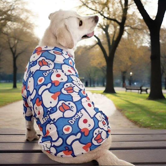 UV-resistant sun protection T-shirt For Large Dog
