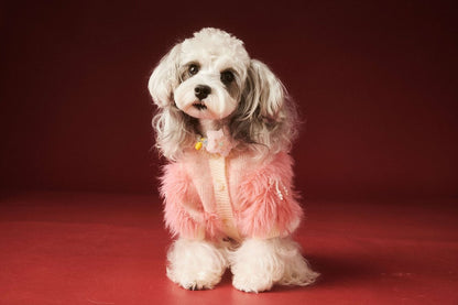 Elegant Pet Sweater Pink Jumper