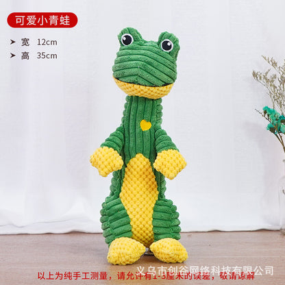 Dog toy Squeaky durable chew wild animals