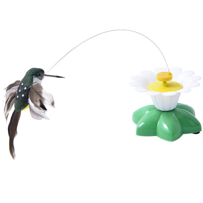 Electric Flutter-Motion Cat Toy - 360° Rotating Realistic Butterfly/Bird