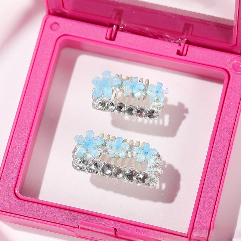 Pet Accessories Crystal Flower Mini Hair Clips for Dogs